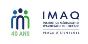 Logo - IMAQ 40 ans - Institut de Mediation et d'Arbitrage du Quebec